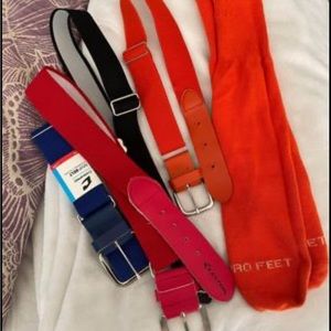 Baseball belt accessory lot